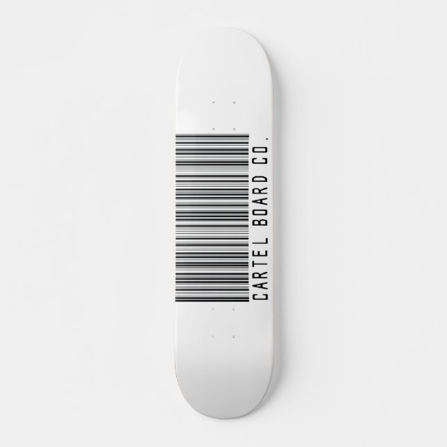 Cartel Barcode Skateboard (Front)