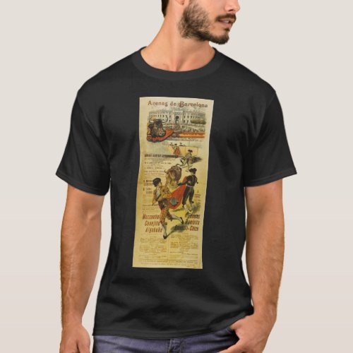 Cartel Toros Barcelona _ Bullfighting Matador T_Shirt