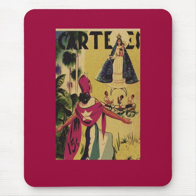 CARTELES VINTAGE MAGAZINE MOUSE PAD (Front)