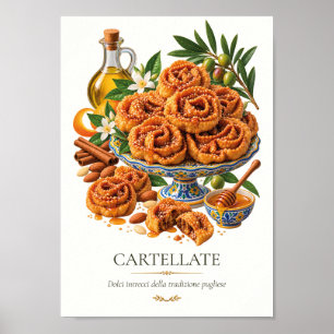 Cartellate – Vintage Italian Dessert Poster