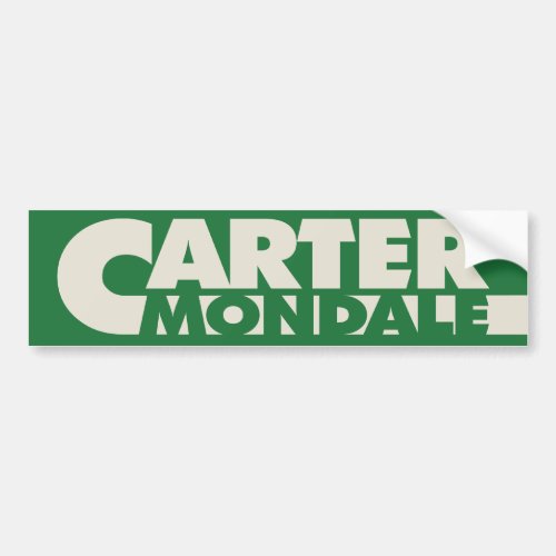 Carter 1976 Bumper Sticker