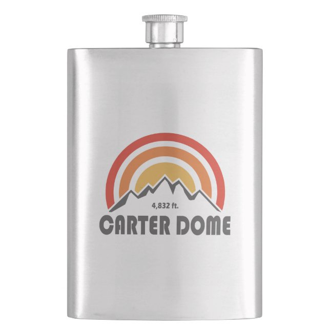 Carter Dome New Hampshire Flask (Front)