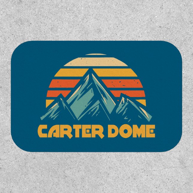Carter Dome New Hampshire Retro Turquoise Patch (Front)