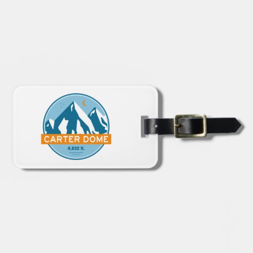 Carter Dome New Hampshire Stars Moon Luggage Tag