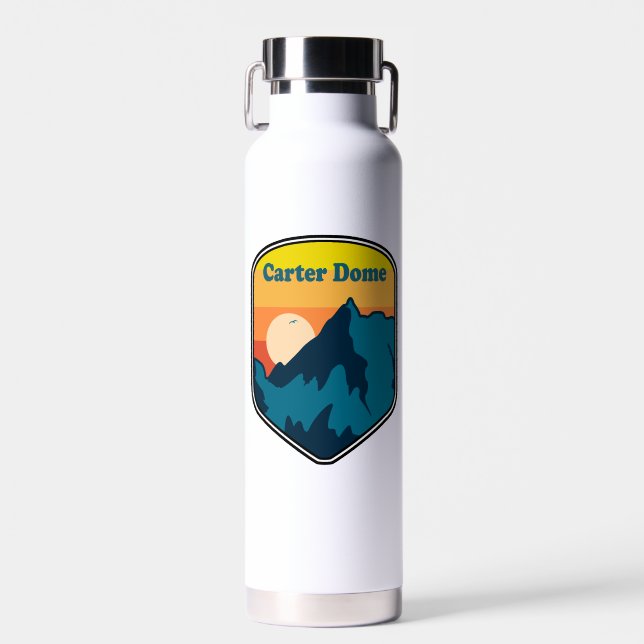 Carter Dome New Hampshire Sunrise Water Bottle (Front)