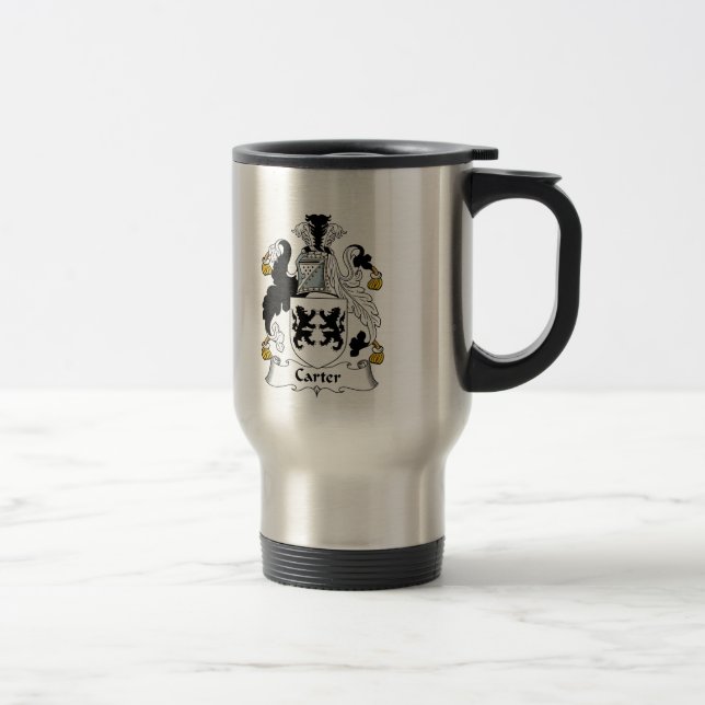 Carter Family Crest Travel Mug (Right)