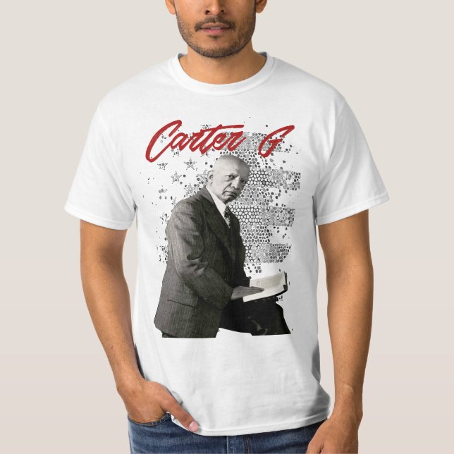 Carter G. Woodson The father of black history T-Shirt (Front)