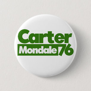 Carter Mondale 1976 Retro Politics Button