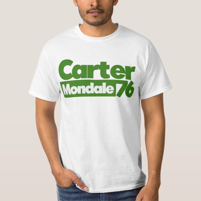 Carter Mondale 1976 Retro Politics T-Shirt (Front)