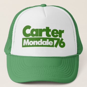 Carter Mondale 1976 Retro Politics Trucker Hat by Hipster_Farms at Zazzle