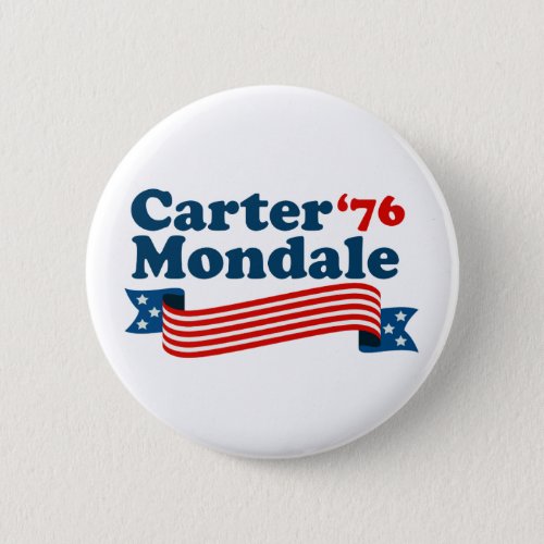 Carter Mondale 76 Retro Election Button
