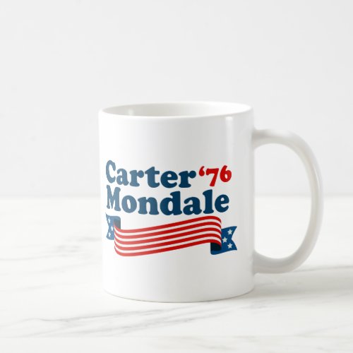 Carter Mondale Vintage Democrat 70s Election Coffee Mug