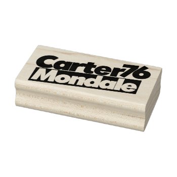 Carter Mondale Vintage Politics Rubber Stamp by Hipster_Farms at Zazzle