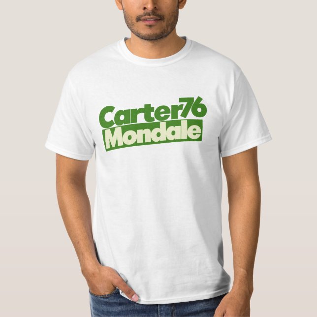 Carter Mondale Vintage Politics T-Shirt (Front)