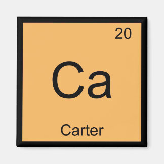 Carter Name Chemistry Element Periodic Table Magnet