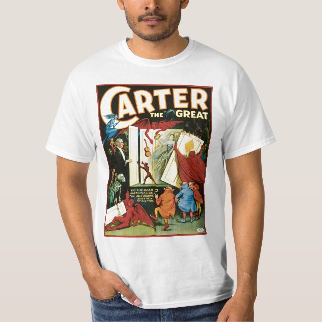 Carter The Great ~ Do The Dead Materialize? T-Shirt (Front)