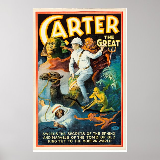 Carter the Great Sweeps the Secrets of the Sphinx Poster (Front)