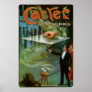 Carter The Mysterious Poster