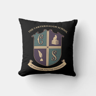 Carterhaugh School Logo Throw Pillow