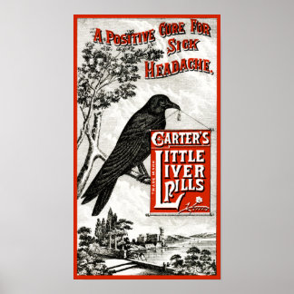 Carter's Little Liver Pills Ad Poster