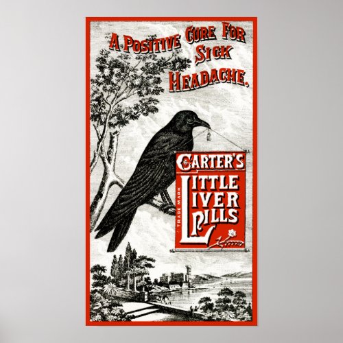 Carters Little Liver Pills Ad Poster