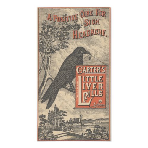 Carters Little Liver Pills Ephemera Photo Print