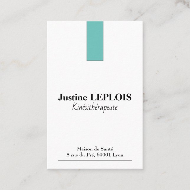 Cartes de visite Standard : 8,5 cm x 5,5 cm Business Card (Front)