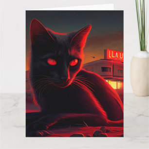 Cartes de vœux Black Cat Card
