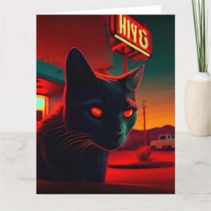 Cartes de vœux Black Cat Card