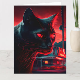 Cartes de vœux Black Cat Card