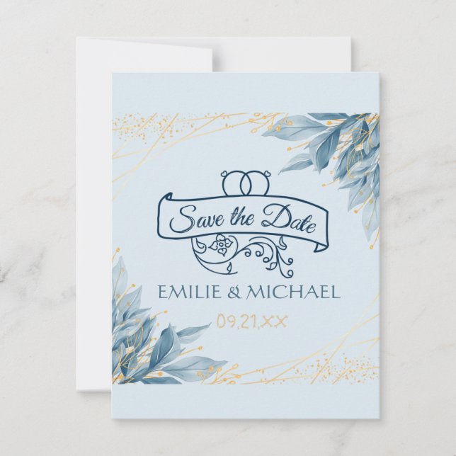cartes save the date mariage  (Front)