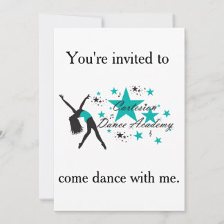 Cartesion Dance Party Invitation