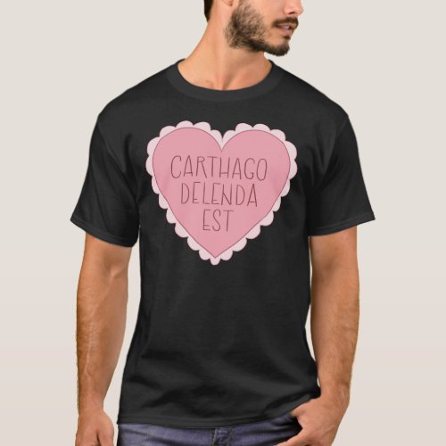 Carthago Delenda Est _ Valentine Sticker T_Shirt