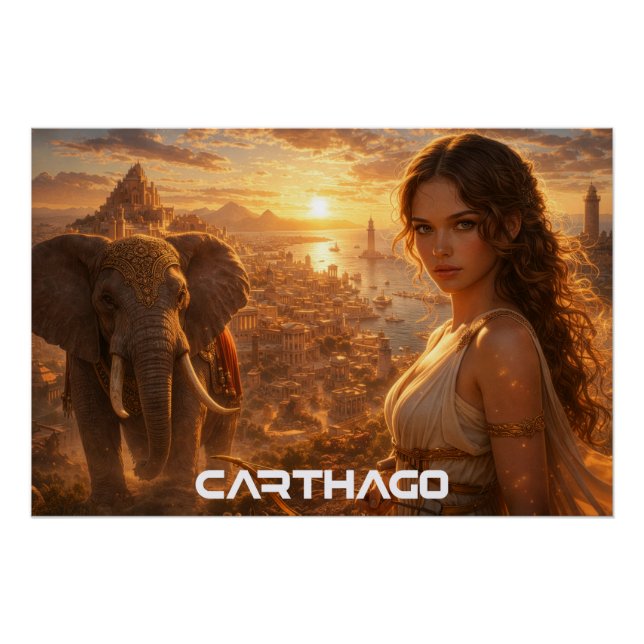 CARTHAGO - TUNIS POSTER (Front)