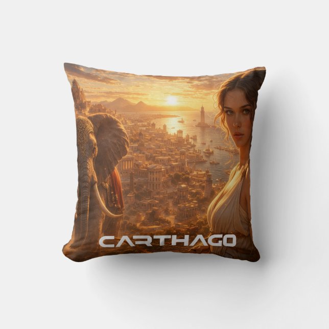 CARTHAGO - TUNIS THROW PILLOW (Front)