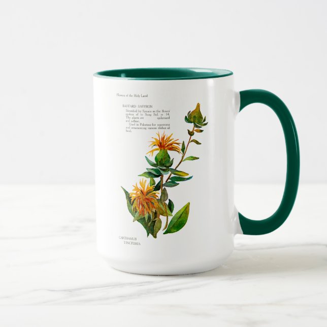 Carthamus Tinctoria Mug (Right)