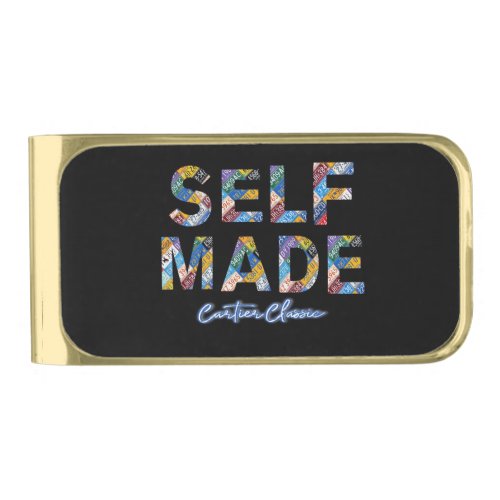 Cartier Classic Self Made Gold Finish Money Clip