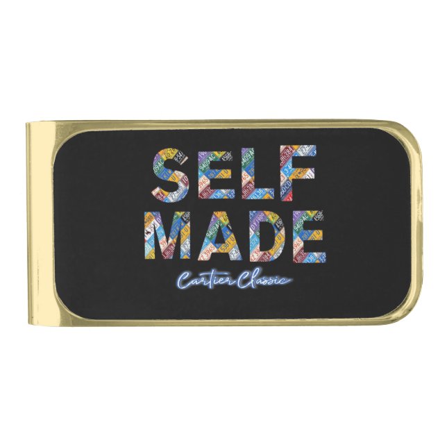 Cartier Classic Self Made Gold Finish Money Clip (Front)