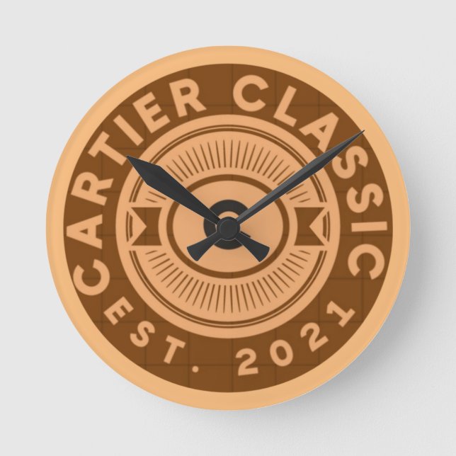 Cartier Classic signature Round Clock (Front)