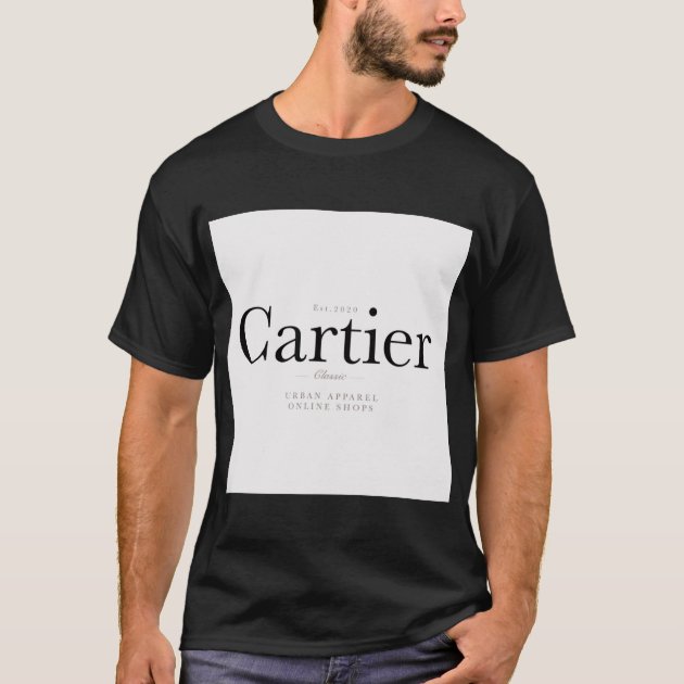 Cartier Classic Signature White T Shirt Zazzle