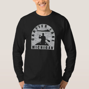 Cartier Lake Canoeing Michigan   T-Shirt
