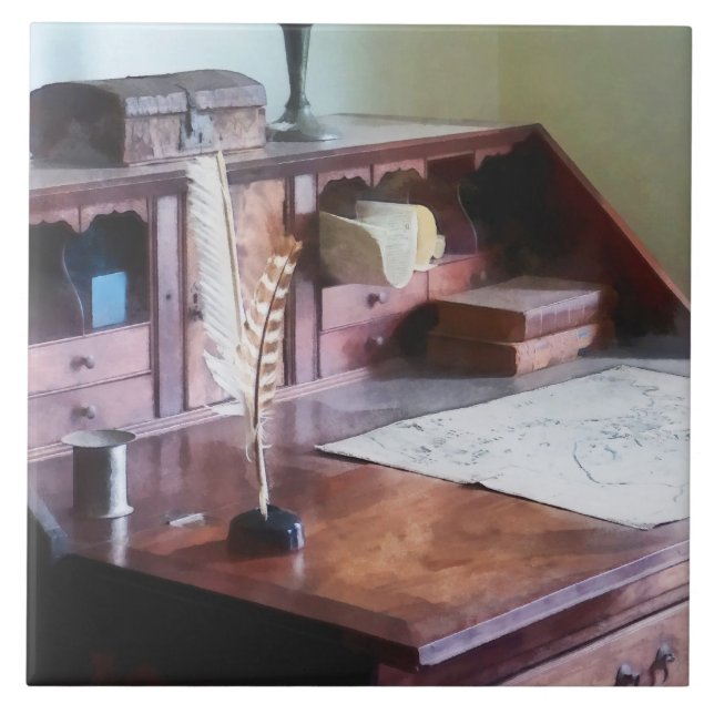 Cartographer's Desk Tile (Front)