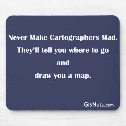 Cartographers Mad Mousepad