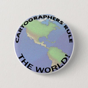Cartographers Rule The World! Button