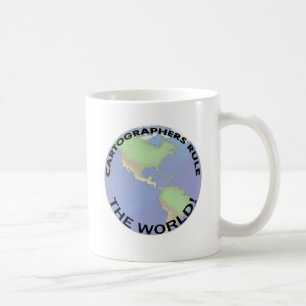 Cartographers Rule The World! Coffee Mug