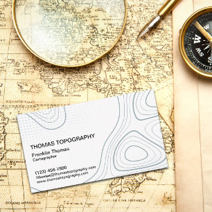 Cartographic Map Maker Business Card