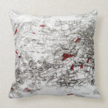 cartography on tracing paper throw pillow cartography on tracing paper throw pillow