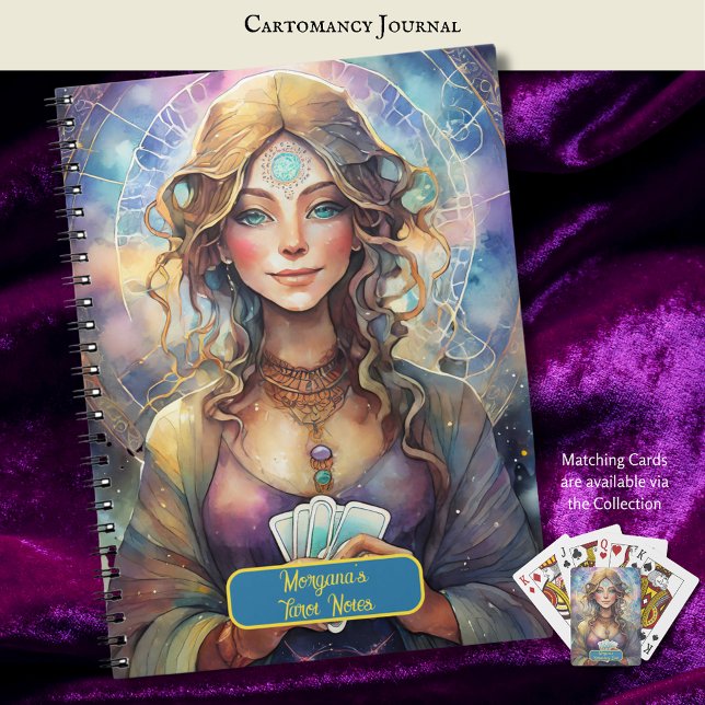 Cartomancy and Tarot Card Readings Interpretations Notebook (Creator Uploaded)