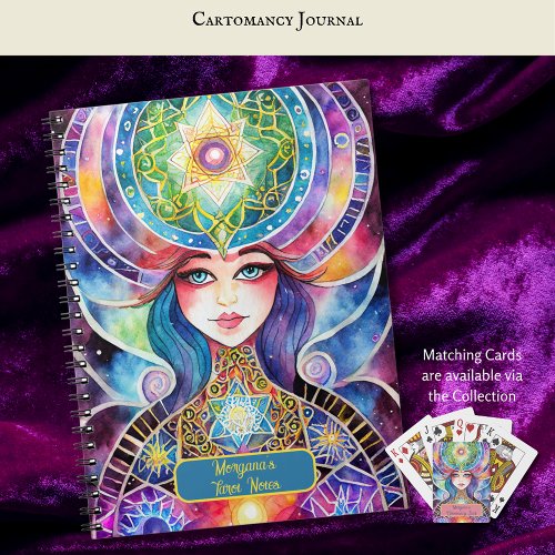 Cartomancy and Tarot Card Readings Interpretations Notebook