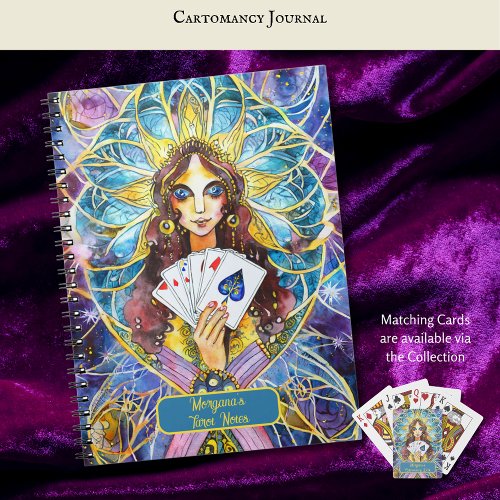 Cartomancy and Tarot Card Readings Interpretations Notebook